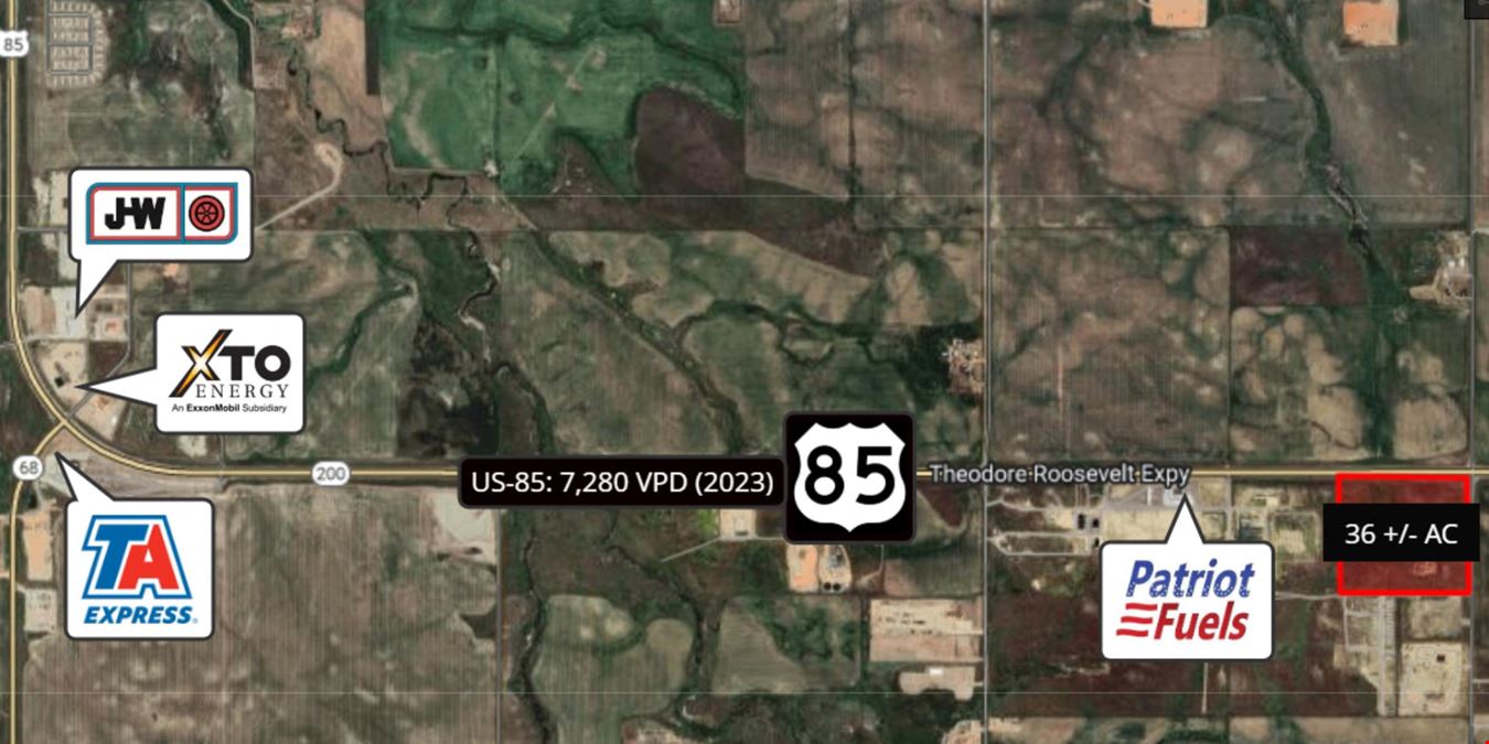 36 AC of Developable Land on US-85