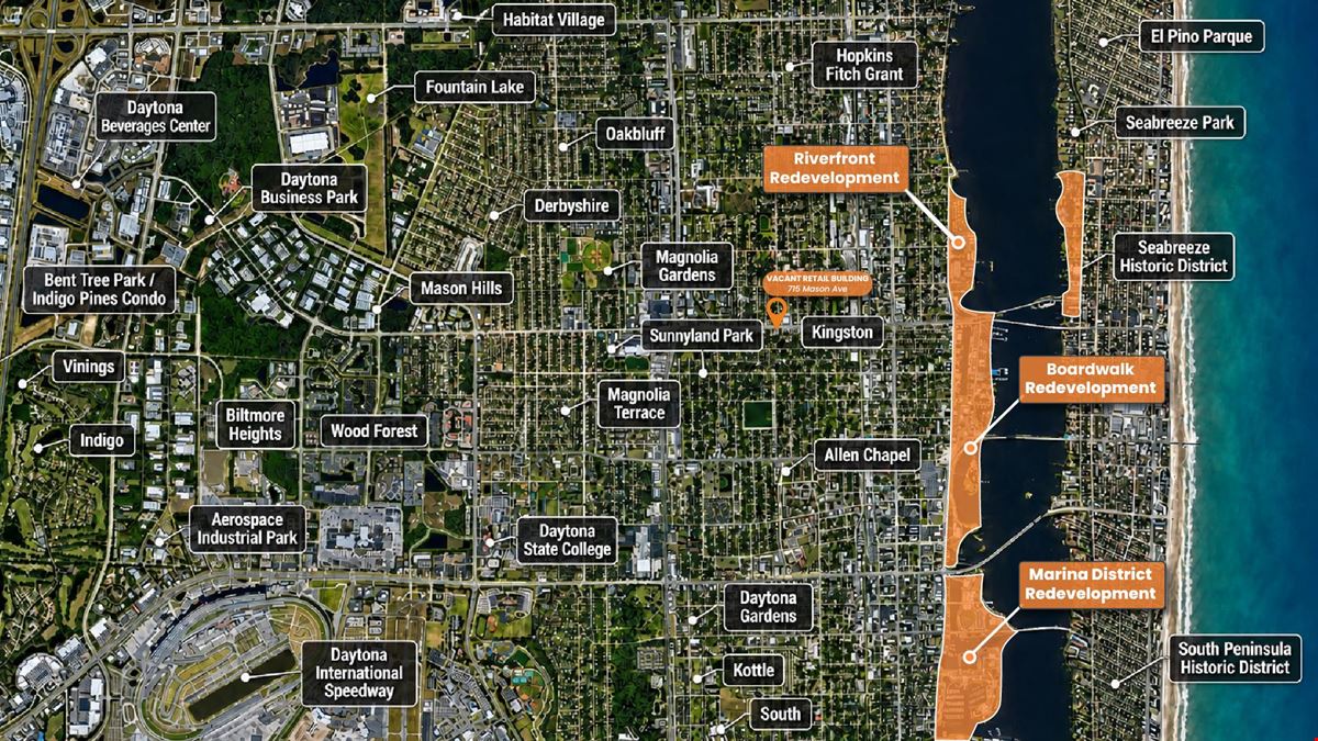 Vacant Retail Building | Daytona Beach