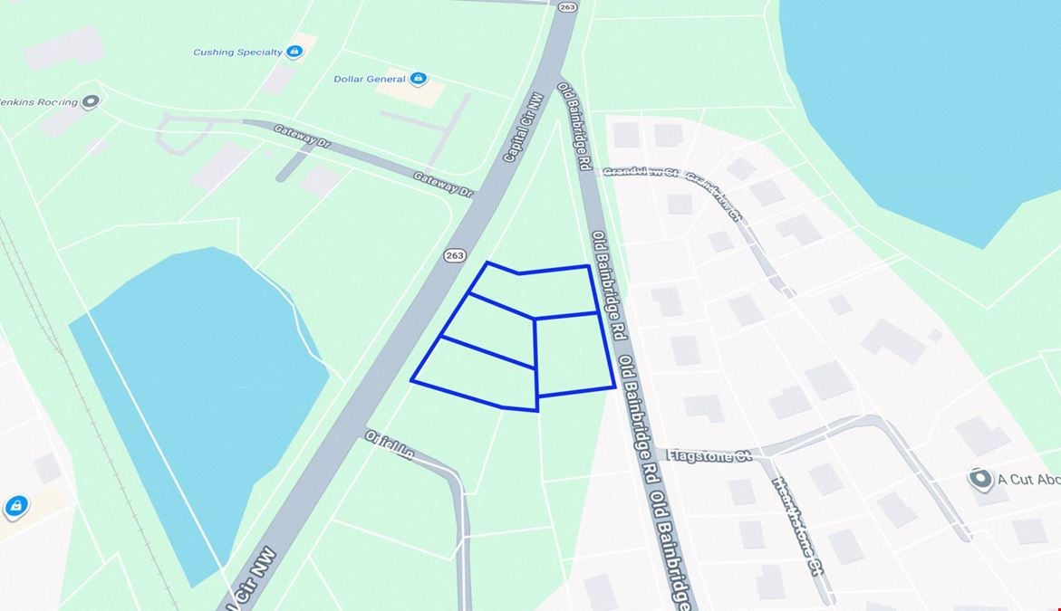 Vacant Commercial Lots (1.65 Ac) Capital Circle NW & Old Bainbridge Rd