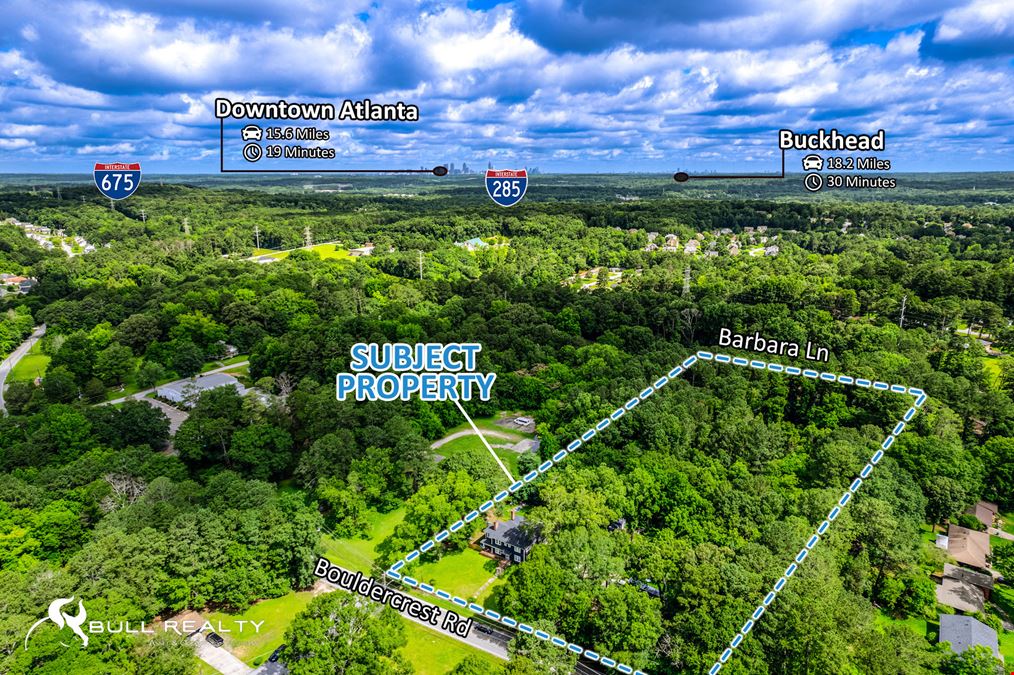±4.65-Acre Residential Development Site | 19 Minutes to Downtown Atlanta | 10 to 14 Single Family Homes
