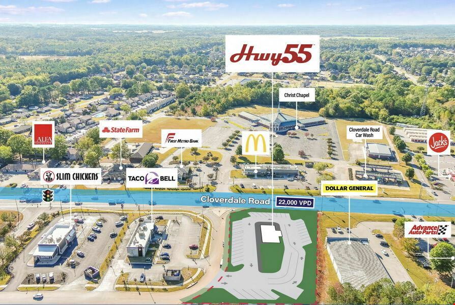 Hwy 55 - 3306 Cloverdale Road