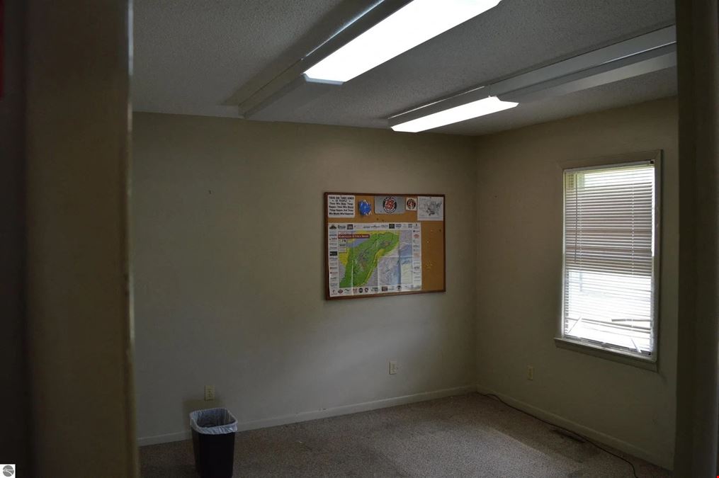 300 Ft of M-72 Frontage with 2 Acres of Flexible Office, Warehouse, and Fleet Space