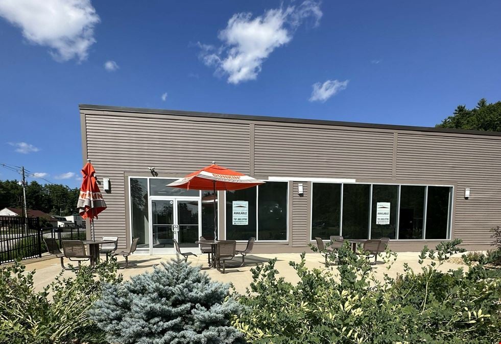 Belmont, NH - Retail End-Cap with Patio for Lease and Pad Site For Sale or Lease