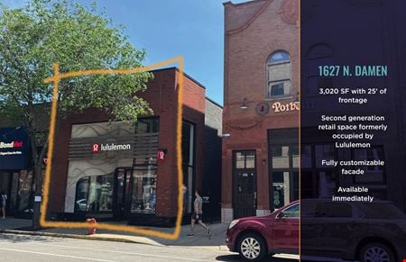 Preview of Retail space for Rent at 1627-1727-1731 N Damen Avenue