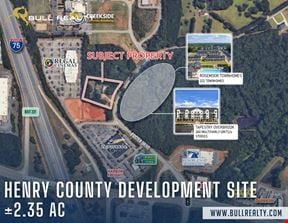 Henry County Development Site | ±2.35 Acres