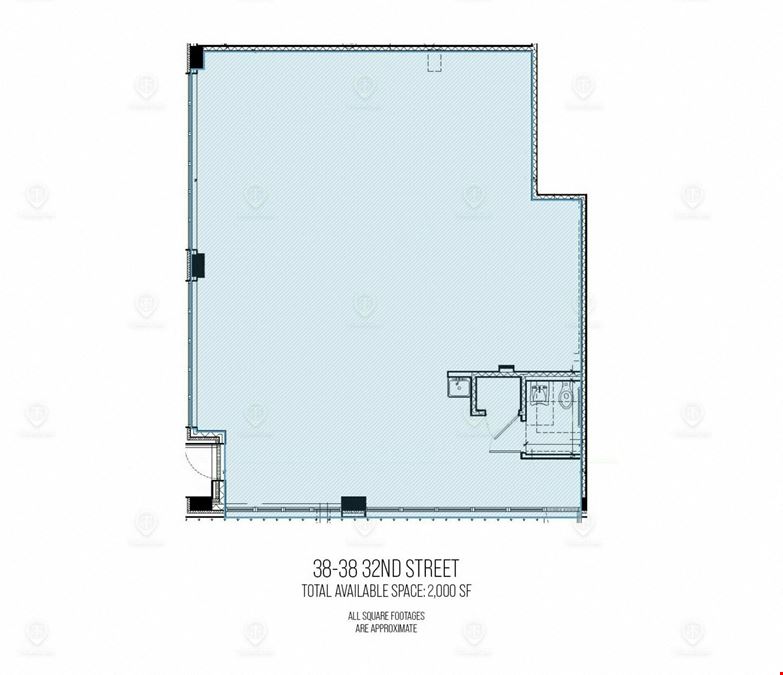 2,000 SF | 38-38 32nd Street | Newly Developed Retail Space With 80 Ft of Glass Frontage for Lease