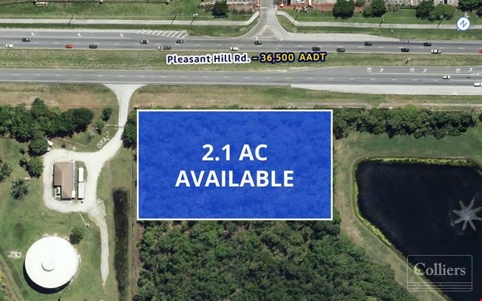 Prime 2.1± Acre Commercial Site on Pleasant Hill Road