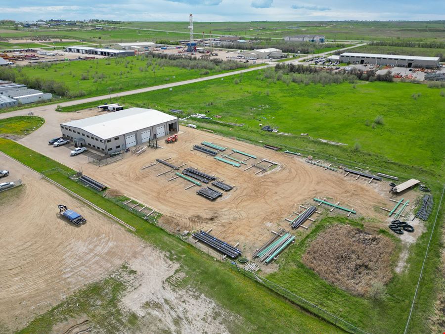 ±12,599 SF Industrial Shop & Office | ±3.05 Acre Fenced & Stabilized Yard