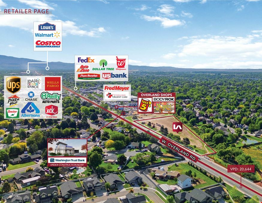 11361, 11319, 11297, 11235 & 11173 W. Overland Rd.