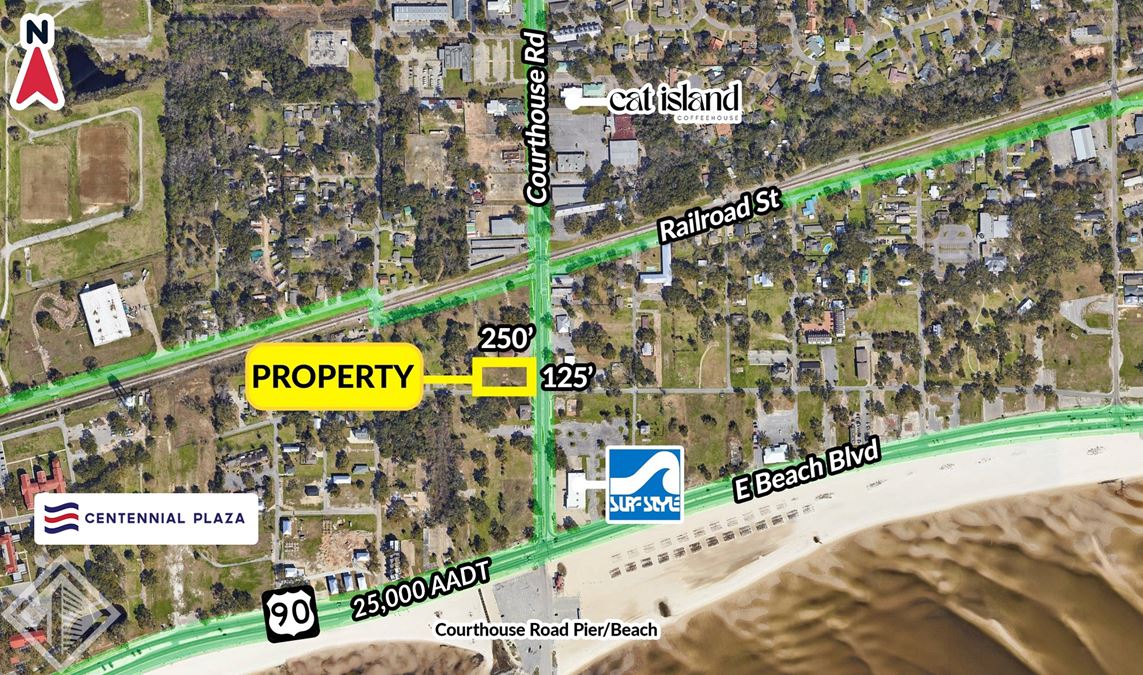 Courthouse Rd Lot- Close to Courthouse Rd Beach/Pier