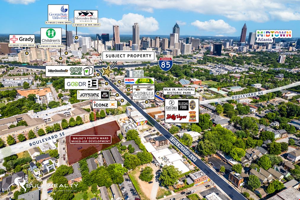1st Generation Restaurant | Edgewood Avenue | Abundant Street Level and Rooftop Patio Space | For Sale & Lease