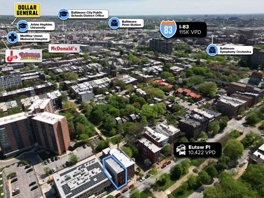 1503 Eutaw Place | 100% Occupied | $49K NOI