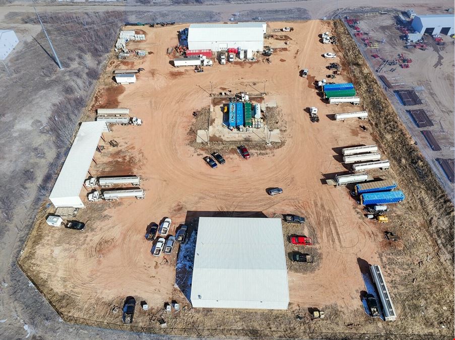 ±12,500 SF Shop(s) | Fenced and Stabilized ±5.53 Acre Yard