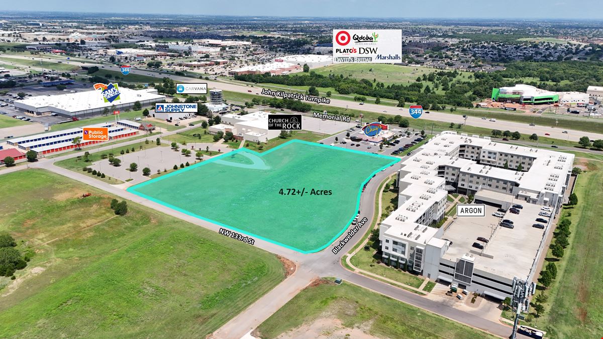 Commercial Land on Memorial Road Corridor | 4.72 Acres +/-