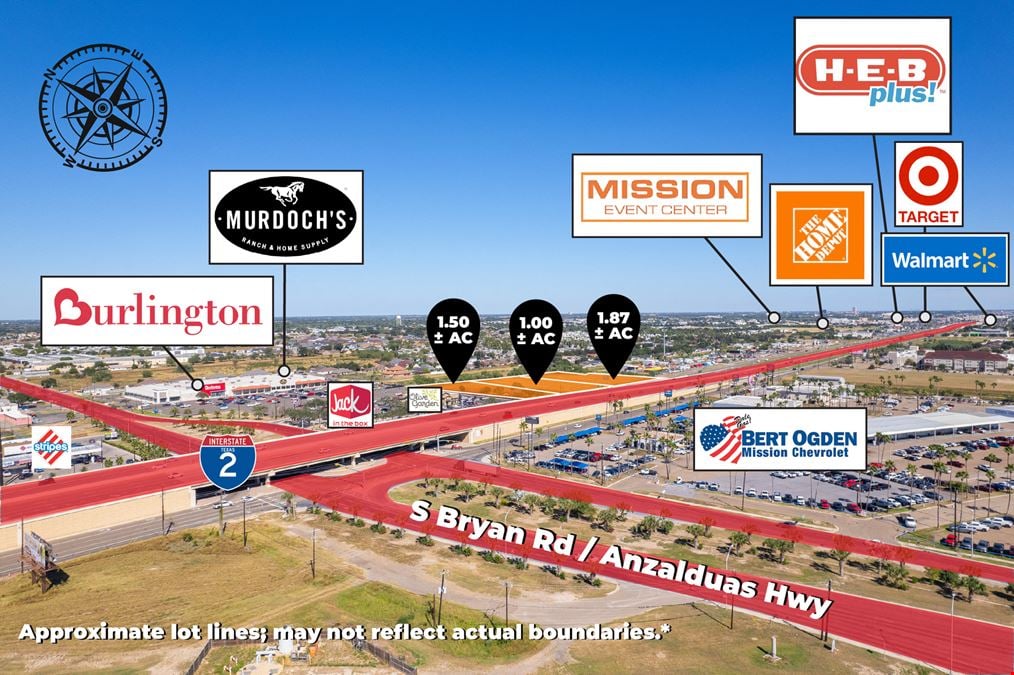 Mission Crossing | 1.00-1.87±AC Pad-Sites | Mission TX