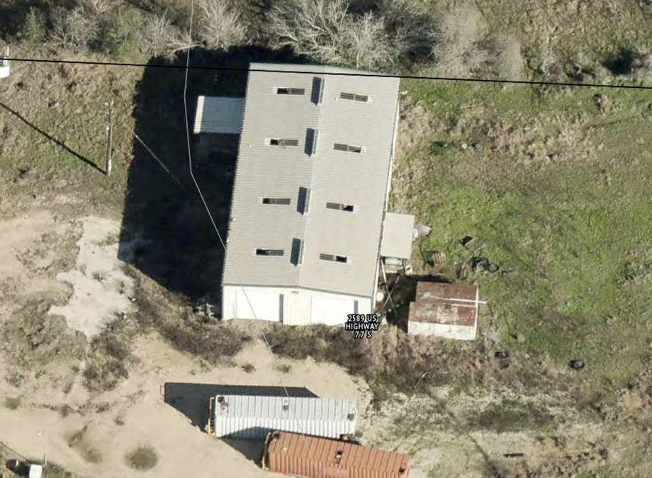 4,050 SF Metal Warehouse on 4.28 Acres – US Hwy 77