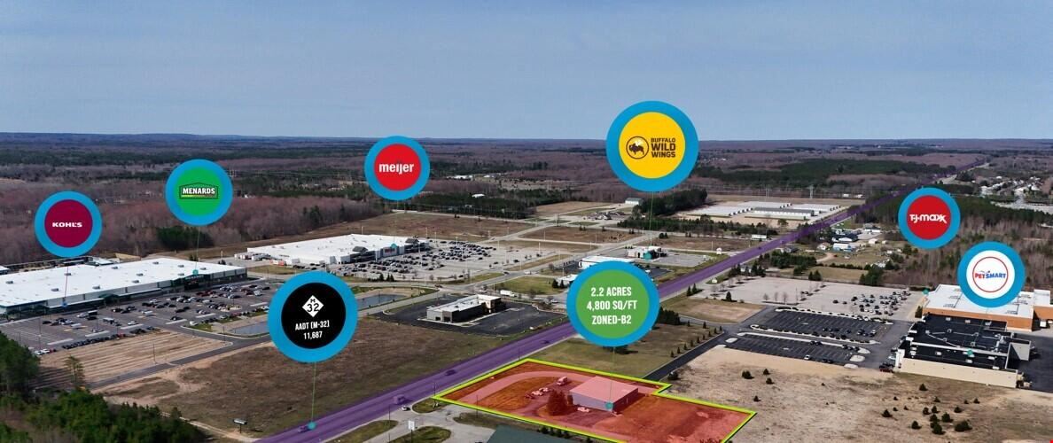2250 M-32 West, Gaylord, MI, 49735