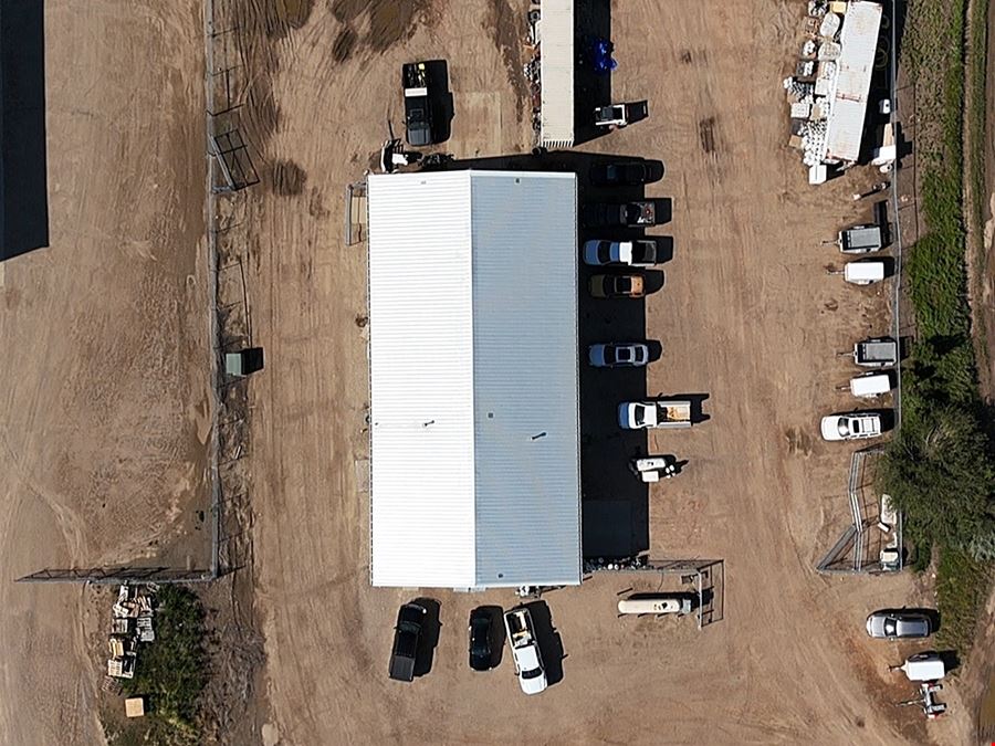 ±5,000 SF Shop with Office | ±2.7 Acre Fenced and Stabilized Yard