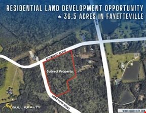 Residential Land Development Opportunity | ±36.5 Acres in Fayetteville