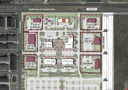 Preview of Retail space for Rent at Green Valley Ranch Blvd and Pena - SWC