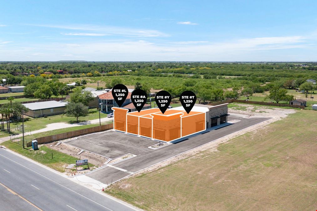 1,250 SF Retail Spaces | Elsa TX
