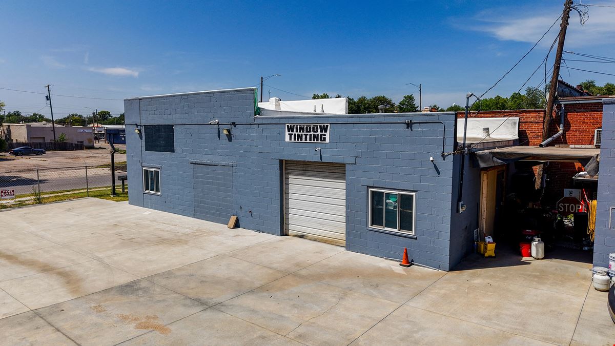 SHOP/WAREHOUSE WITH FENCED YARD