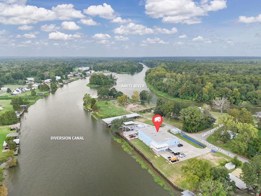 Industrial Facility on Diversion Canal w/ Marina & Boat Launch