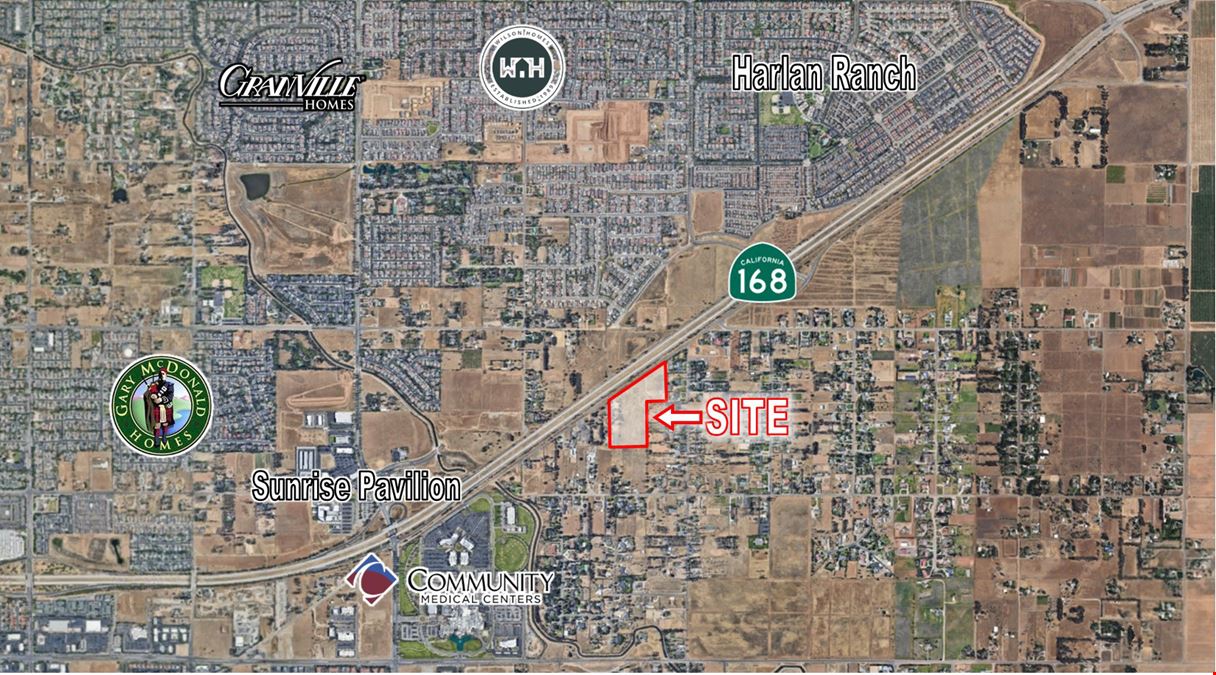 ±11.96 Acres of Vacant Residential Land in Clovis, CA