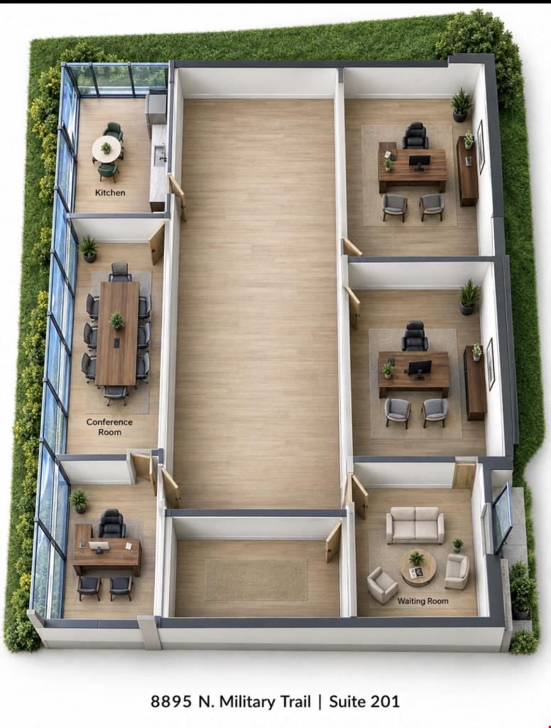 1329 SF Suite 201 D Professional and Medical Office Space(Leased)