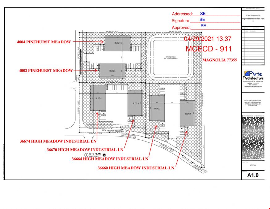 For Lease: Magnolia Business Park Flex/Warehouse Spaces-Built to Suit