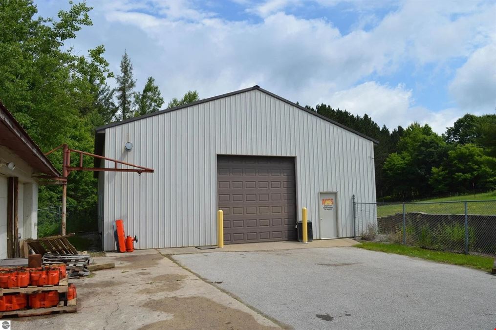 300 Ft of M-72 Frontage with 2 Acres of Flexible Office, Warehouse, and Fleet Space