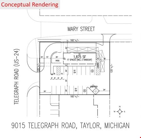 Preview of Retail space for Rent at 9015 Telegraph Road