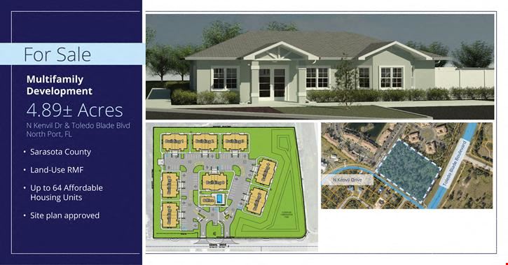 UNDER CONTRACT! Multifamily Development Site - 4.89± Acres - North Port, FL