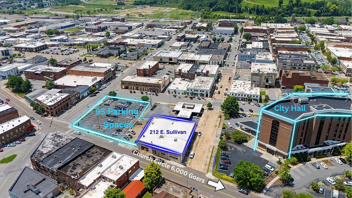 Music Venue or Brewery - Historic Ford Dealership. Semi-Truck Access. Downtown.