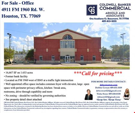 Preview of Office space for Sale at 4911 FM-1960 W