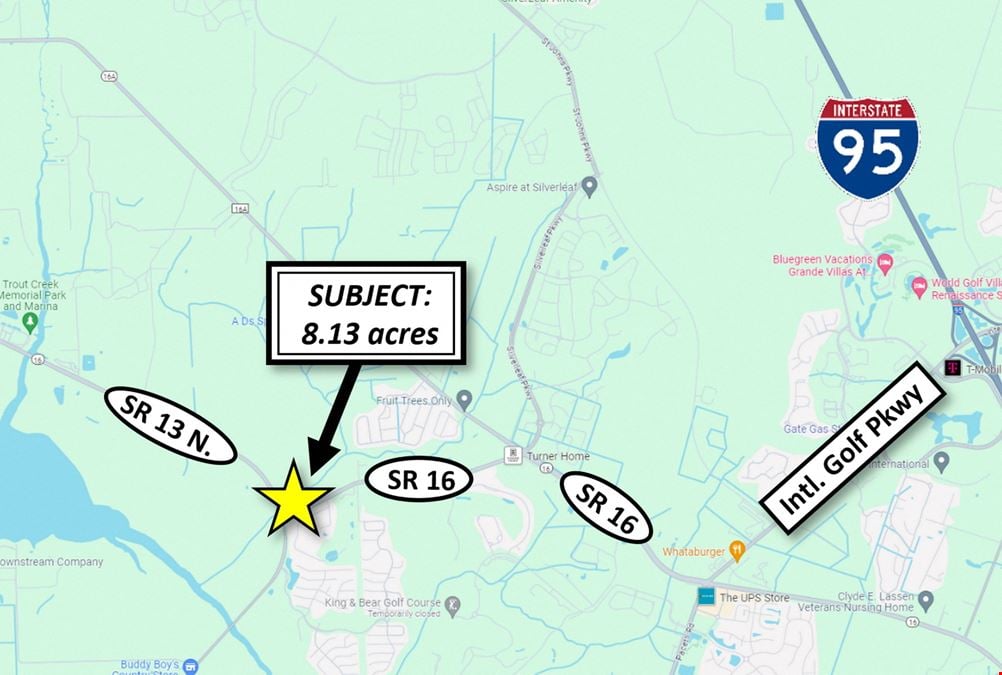 8.13 Acres at Intersection of SR 16 and SR 13 N