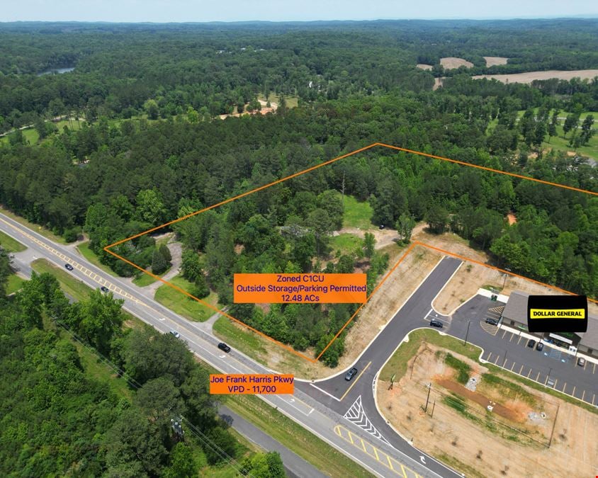 Secured Storage/Parking Lot + 2k/SF Building - Hwy 41