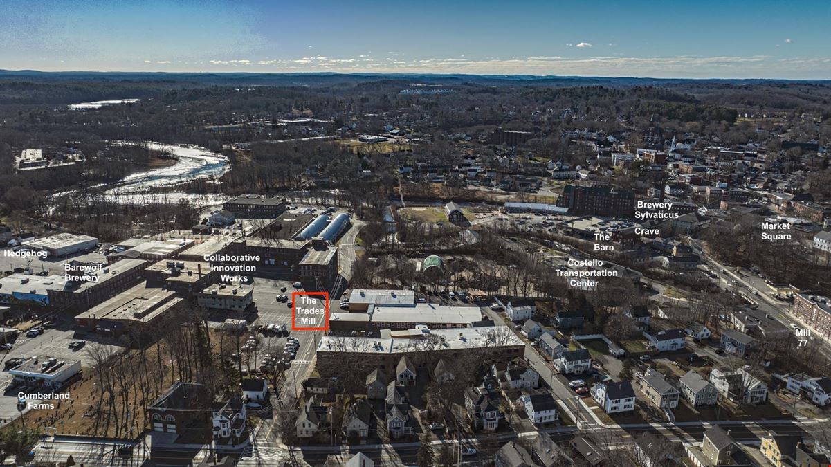 Sun-drenched 1,521sf Space for Lease in Amesbury, MA