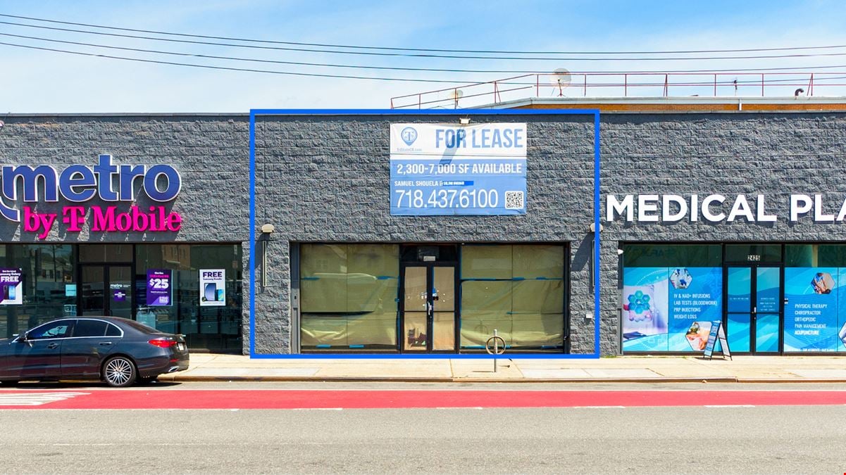 1,270 SF | 2441 Flatbush Avenue | Prime Single-Story Open Box Retail Space for Lease