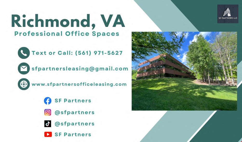 11 Professional Office Spaces in Richmond, VA 23236