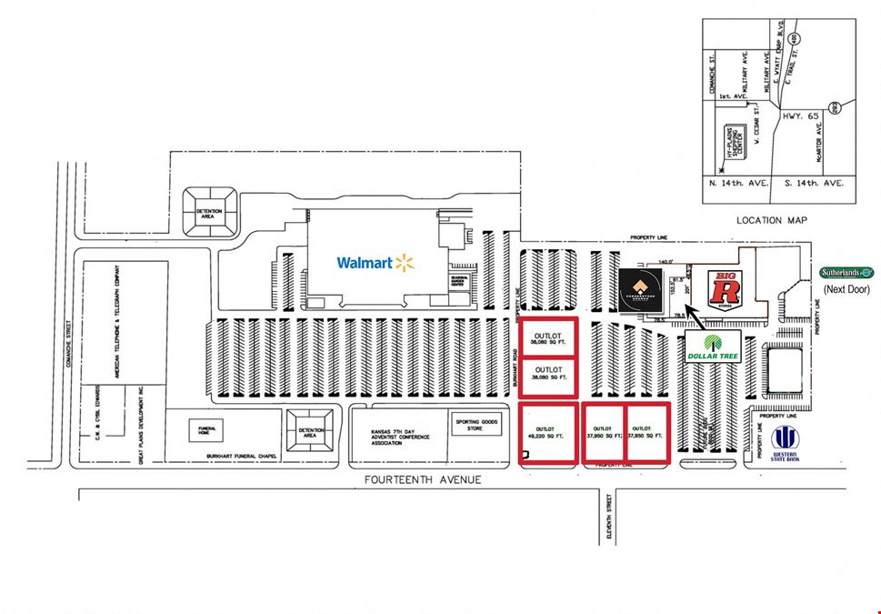 WALMART ANCHORED RETAIL DEVELOPMENT LAND