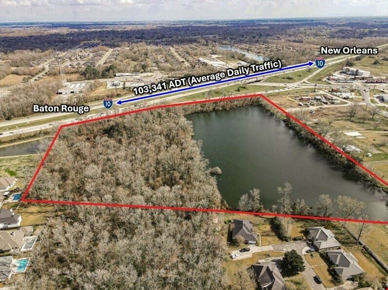 Prime I-10 Development Opportunity in Prairieville, LA
