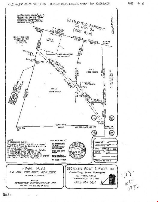 1.54 Acres on Battlefield Parkway