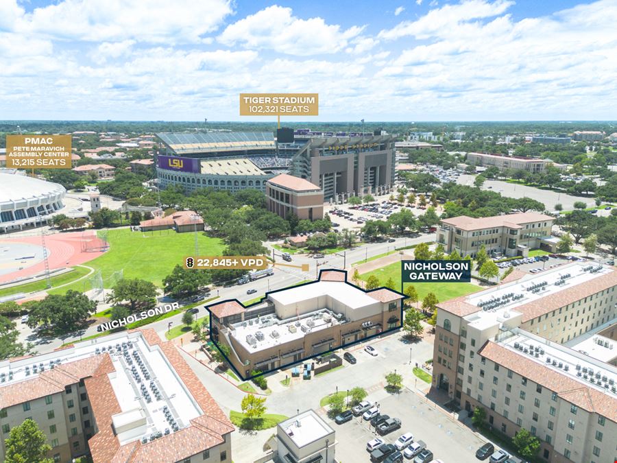 Nicholson Gateway: 2,491 SF Restaurant Sublease on LSU Campus