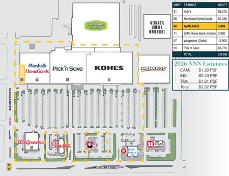Preview of Retail space for Rent at HWY 100 & National Ave