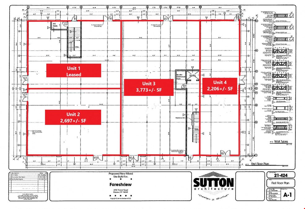 4781 Transit Rd - Theo's Place - 3 Mix-Use Spaces Available