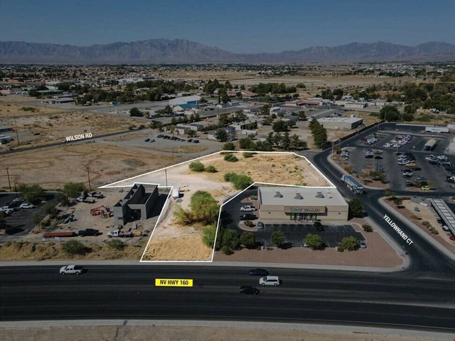 2.1 Acres of Vacant Retail Land at 410 NV HWY 160.
