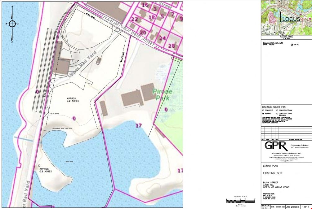 For Lease Ayer MA: Warehouse Spaces with Outside Storage   
