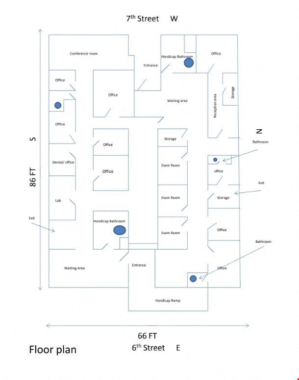 4,691 +/- SQFT FREESTANDING office space