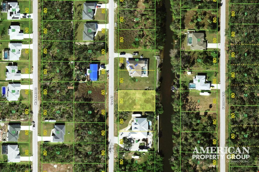 0.26 Acre Development Site with Canal Access